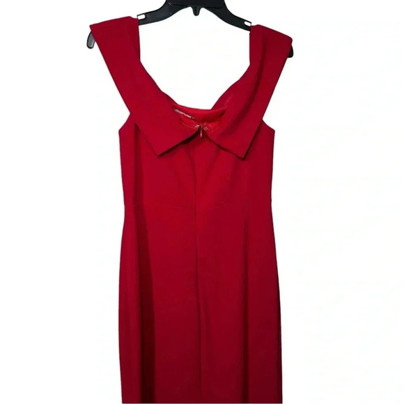 Lulus Red Maxi Length Formal Dress Holiday Event Christmas Party Gala Occasion - Picture 2 of 10